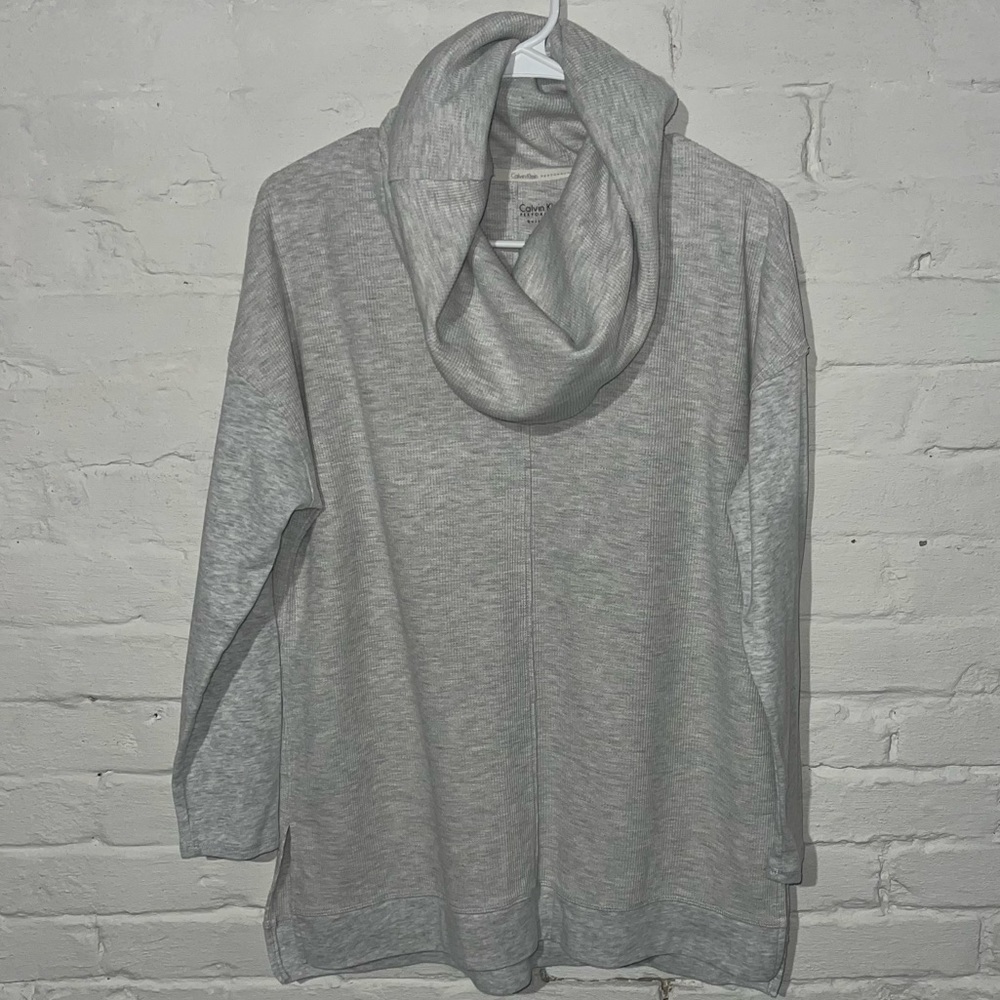 Calvin Klein Cowl-Neck Tunic M